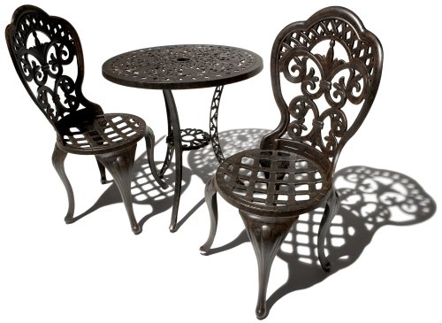 Strathwood Cast Aluminum Garden Bistro Set