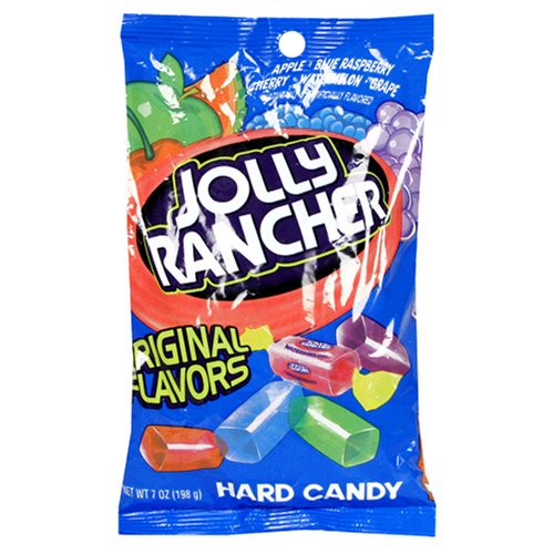 Jolly Rancher Hard Candies, Assorted Flavors, 7-Ounce Bags (Pack of 12) by Jolly Rancher
