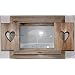 Chic & Shabby Heart Shutter Wooden Rustic Photo Frame 6" x 4"