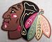 NHL CHICAGO BLACKHAWKS Symbol Crest Embroidered JACKET PATCH
