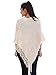 Simplicity Women's Long Knitted Pullover Tassel Edge Poncho Sweater
