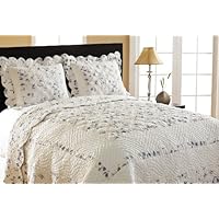 Be-You-tiful Home Floral Bouquet Twin Quilt with Sham