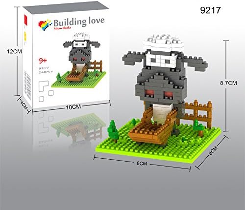 VXV Micro Blocks,Shaun the Sheep Shaun carts Block Parent-child Games Building Blocks Children's Educational Toys, LOZ Nanoblock Compatible
