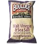 Boulder Canyon Natural Foods Kettle Chips, Malt Vinegar & Sea Salt, 10-Ounce Bags (Pack of 9)