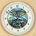 Rainbow Trout Design Antique Clock, New 12 Inch Size, Wall Clock