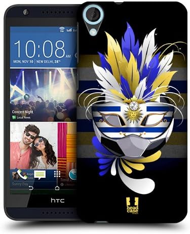 Head Case Designs Uruguay Football Carnival Protective Snap-on Hard Back Case Cover for HTC Desire 820