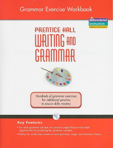 prentice hall writing and grammar grade 8 grammar exercise workbook