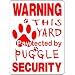 PUGGLE ALUMINUM DOG SIGN 3214