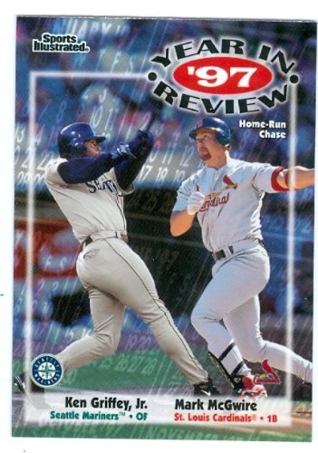 Ken Griffey Jr. & Mark McGwire baseball card 1998 Fleer Sports Illustrated #184 (Cardinals & Mariner