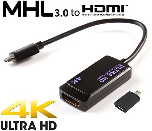 Sony Xpreia Z4v MHL 3.0 HDTV Adapter! Easily Connects to your HDTV up to 4K using the official adapter! [RETAIL PACKAGING]