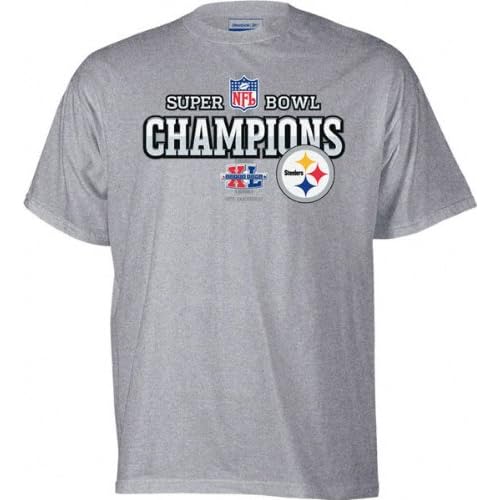 Pittsburgh Steelers Super Bowl XL Champions Official Locker Room T-Shirt