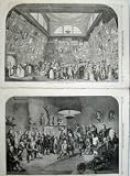 1861 ROYAL ACADEMICIANS ZOFFANY ACADEMY SOMERSET HOUSE