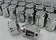 Chrome Bulge Acorn Lug Nuts 13/16 Head, 60° Set of 16 Lugs For Most Geo Models