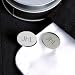 Cathys Concepts 1102S Silver Oval Cuff Links