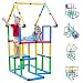 Deluxe 296 Piece Construction Toy Set - Building Play-Structures for Indoors & Outdoors - Fun & Educational Learning Toys for Ages 2 to 12