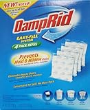 DampRid FG92 Moisture Absorber Easy-Fill System Refill, 4-10.5-Ounce Packets
