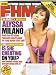 FHM Magazine October 2004 Alyssa Milano Cover and Pictorial, Eva Longoria, Vida Guerra, Amanda Righetti, Ladies Confidential, America's Hottest Teacher