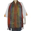 Wool Long Scarf Ladies Winter Clothes Handcrafted Gift 27 x 72 inches
