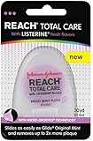 Reach Total Care Floss with Listerine, Fresh Mint, 30 Yards (Pack of 12)