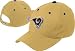 St. Louis Rams 2010 Gold BL Adjustable Hat