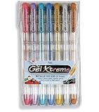 Gel X-Treme Gel Pens 7pc/Set-Metallic 0.7mm