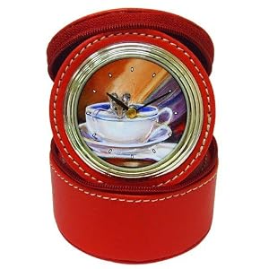 Limited Edition Violano Jewelry Case Travel Alarm Clock Victorian Mouse