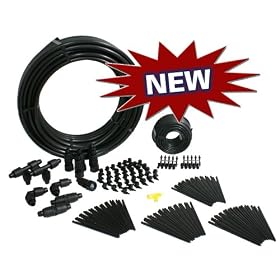 Premium Gravity Feed Drip Irrigation Kit for Dirty Water