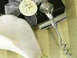 Elegant Chrome Calla lily wine opener. (Set of 6)