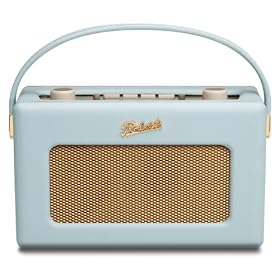 Roberts RD60 Revival DAB/FM RDS Digital Radio with Up to 120 Hours Battery Life - Duck Egg