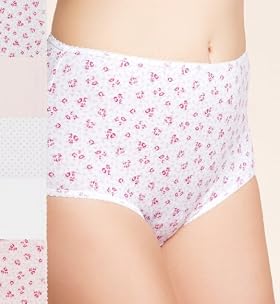 5 Pack - Cotton Rich Assorted Full Briefs