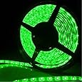 SUPERNIGHT (TM) SMD 5050 Green 16.4ft 5M Waterproof Led Flexible Flash Ribbon 300 Leds LED Light Strip 60Leds/M Multifunctional