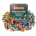 500 Wooden Golf Club Tees , 2 3/4"