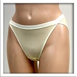 Venus 2 Pack Cream Sheer Bikini Panty #5182 sz S
