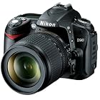 Nikon D90 Digital SLR Camera with 18-105mm AF-S DX VR Nikkor Lens [Outfit] Nikon 70-300mm Lens 8GB Cameta Bonus Accessory Kit