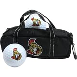 Hockey Stick Putters Ottawa Senators Mini Golf Bag With 3-Pack Golf Balls