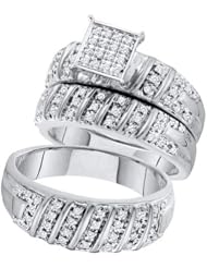 0.50CT DIAMOND FASHION TRIO SET