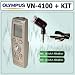 Olympus VN4100 Digital Voice Recorder & Olympus ME-52 Microphone Outfit - Olympus AOLYVN4100K1