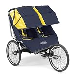 Baby Jogger 2008 Performance 20 Double Stroller - Navy/Yellow