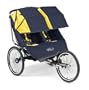 Baby Jogger 2008 Performance 20" Double Stroller - Navy/Yellow