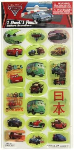 Stickerfitti Cars 2 Lenticular Stickers