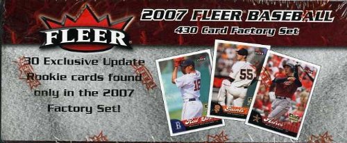 2007 Fleer MLB Baseball Factory Set w/30 Rookie
