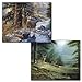 2 Deer Buck Art Prints Western Themed Hunting Posters