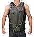 Green Military Mens Leather Vest ►BEST SELLER◄