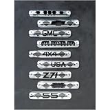 All Sales 94009P Polished Billet Aluminum Third Brake Light Cover - Chevy Bowtie Logo