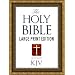 LARGE PRINT EDITION Authorized King James Version Holy Bible for Kindle (With Kindle Audiobook Technology) Best Selling Bible of All Time (KJV) Full Old Testament & New Testament (ILLUSTRATED)