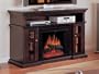 Pasadena Espresso Electric Fireplace / Media Console