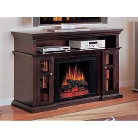 Pasadena Brown Espresso Electric Fireplace Home Theater by Furniture