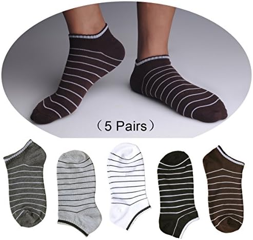 CXSocks Men's Cycling Socks Best Cotton Cycling Socks For Mens (5 Pair)