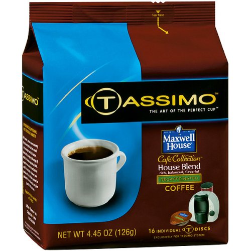 Maxwell House Cafe Collection Decaffeinated Coffee T-Discs for Tassimo Systems 80 ct.