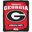 Georgia Bulldogs NCAA Property of" Micro Raschel Blanket (50"x60")"